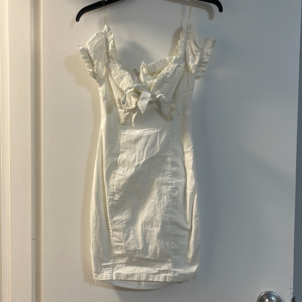 White Off the Shoulder Dress